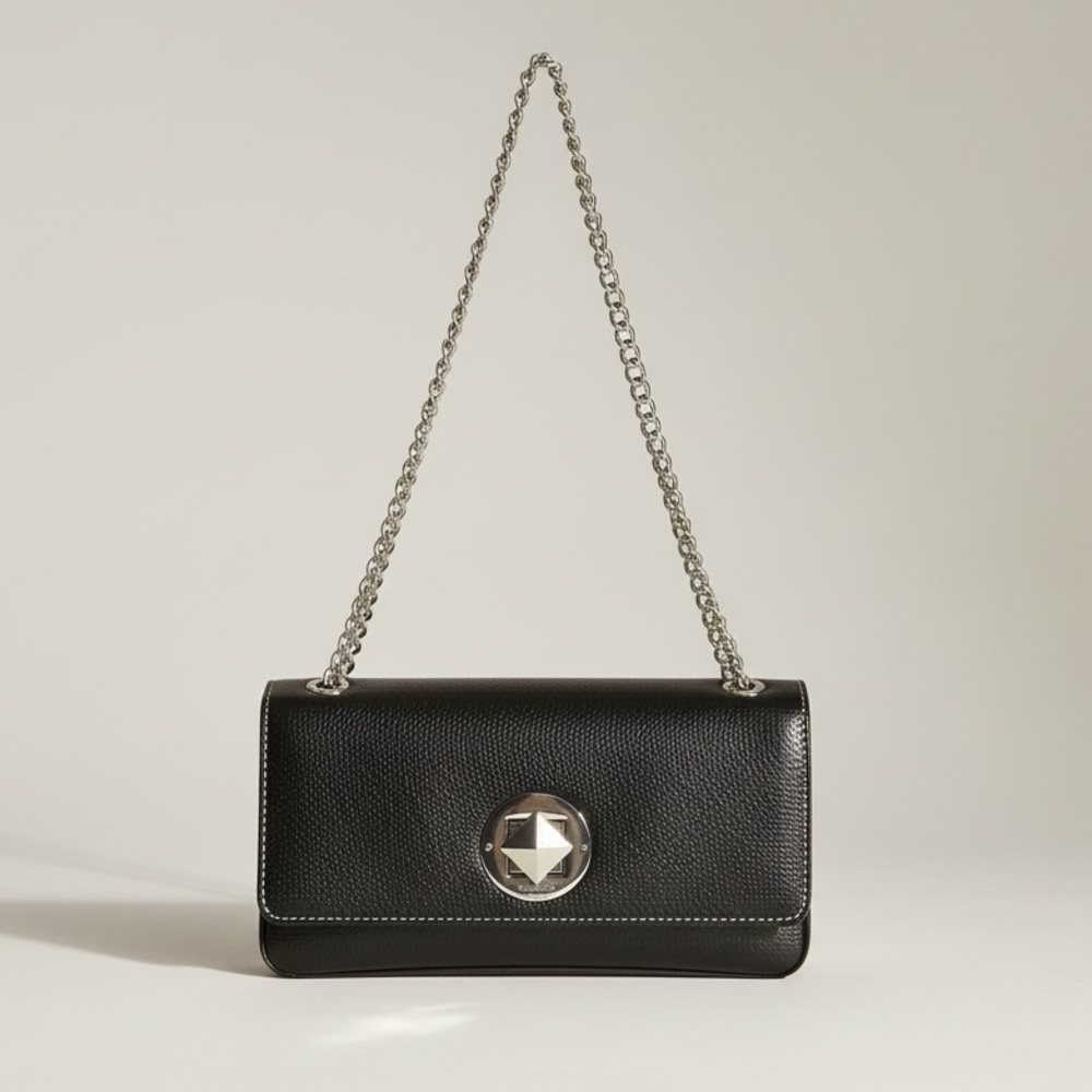 NWOT Kate Spade Silver-Chain Black Shoulder Bag – NWOT